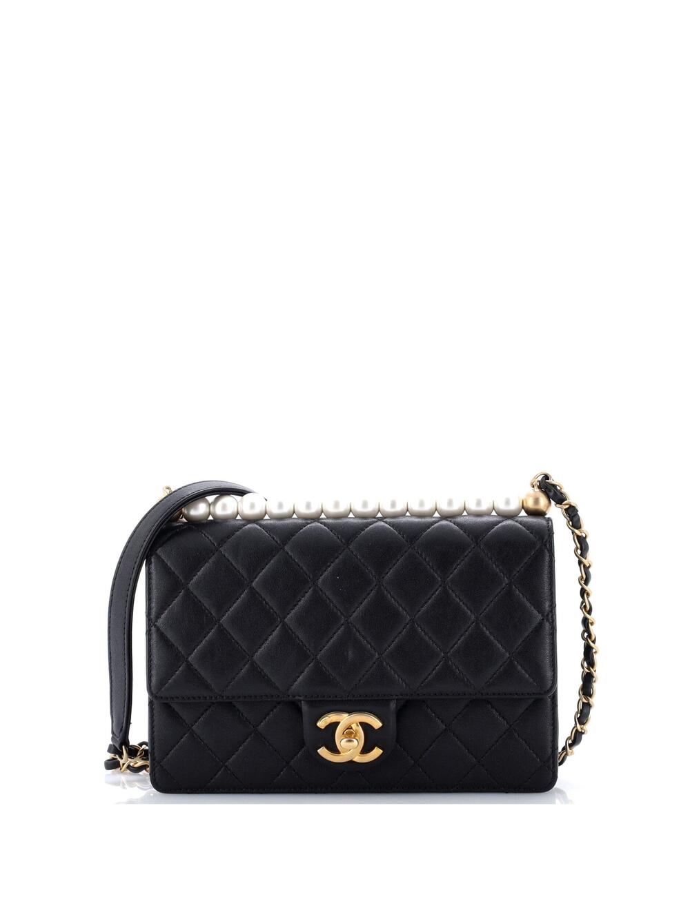 Chanel Chic Pearls Flap Bag Quilted #371087C43B